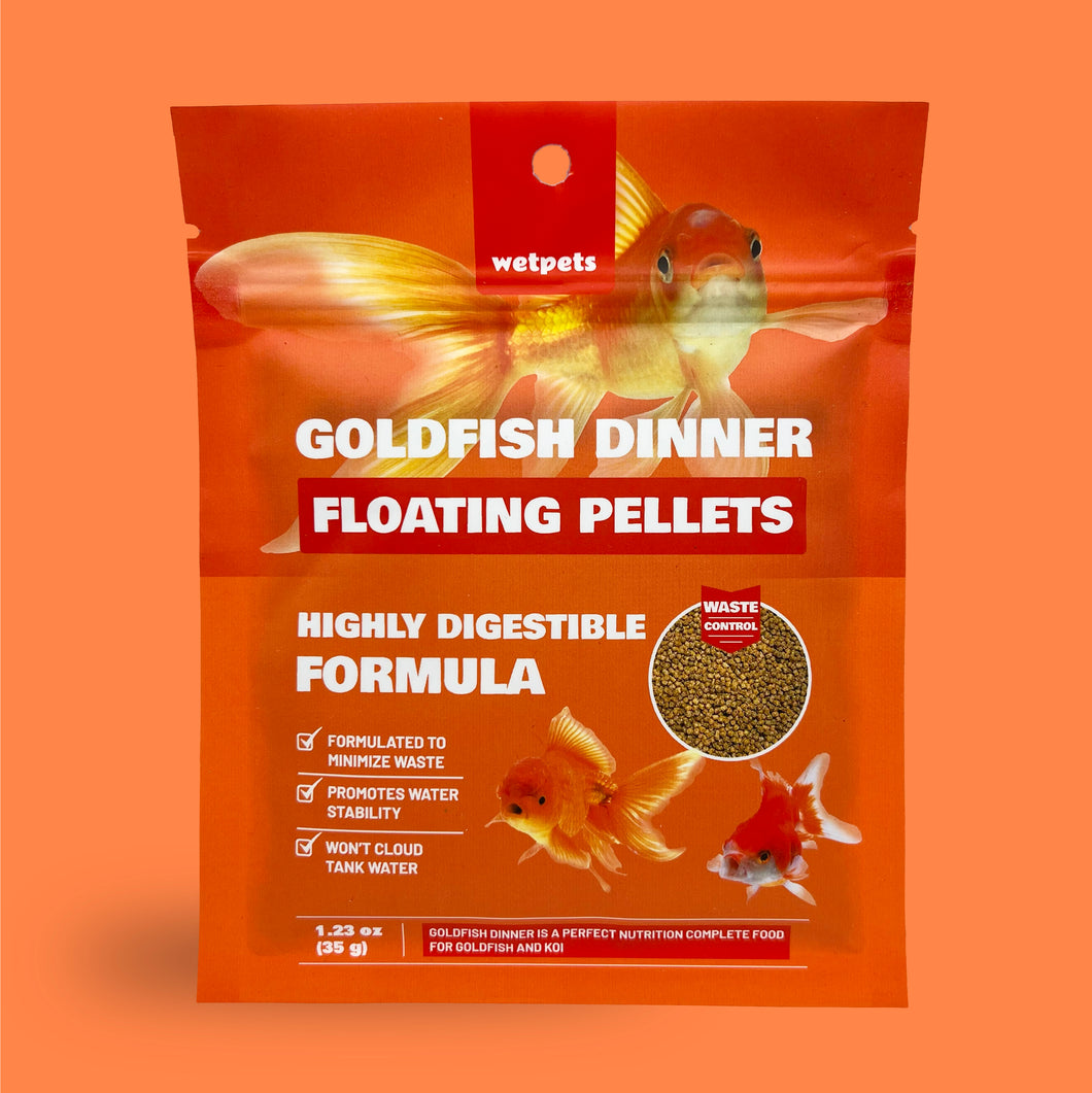 Goldfish Dinner | Floating Pellets