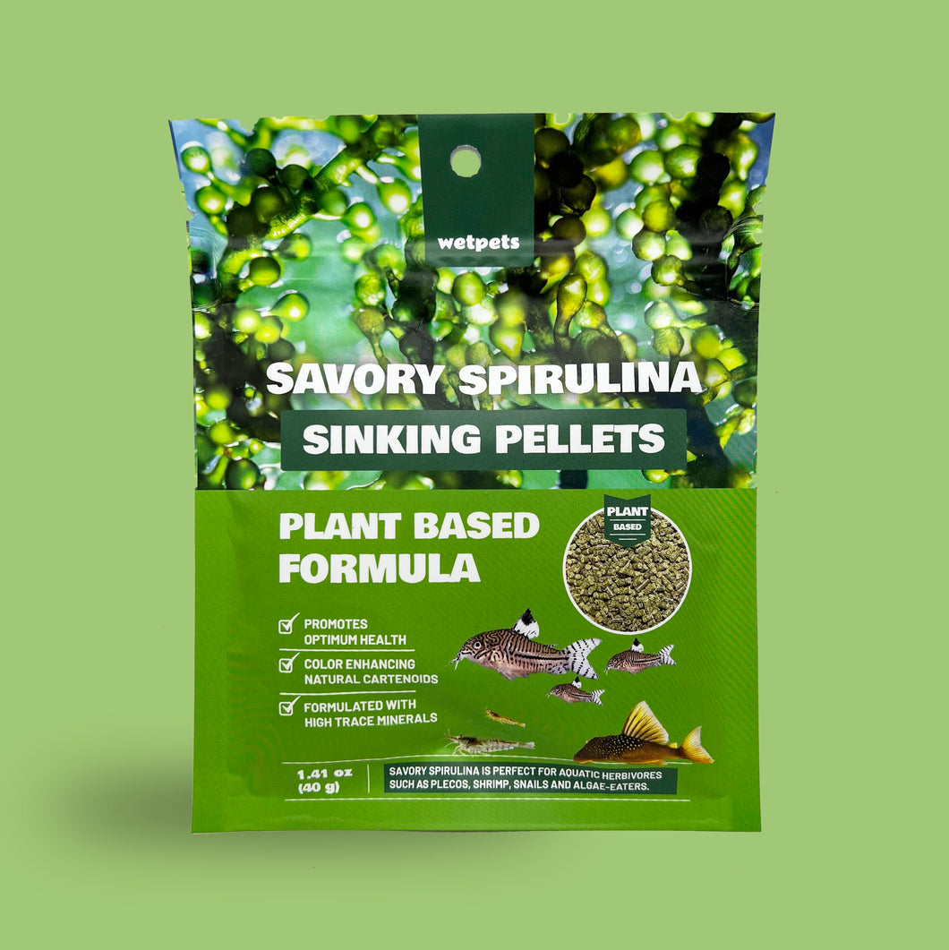 Savory Spirulina | Sinking Pellets